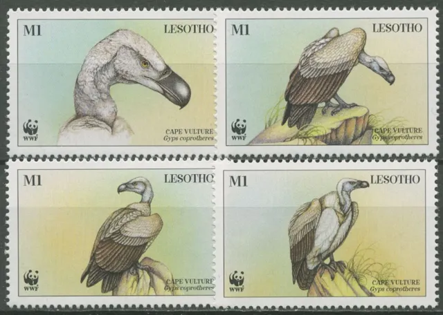 Lesotho 1998 WWF Naturschutz Kapgeier 1276/79 postfrisch