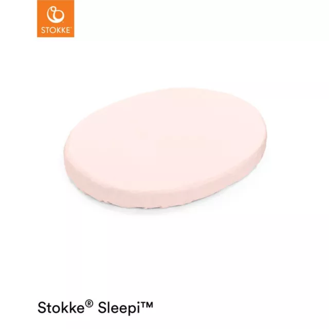 Stokke® Sleepi™ Mini Fitted Sheet - Peachy Pink