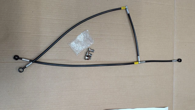 Wezmoto Full Length Race Braided Brake Lines For Honda CB600F Hornet 1998-2002