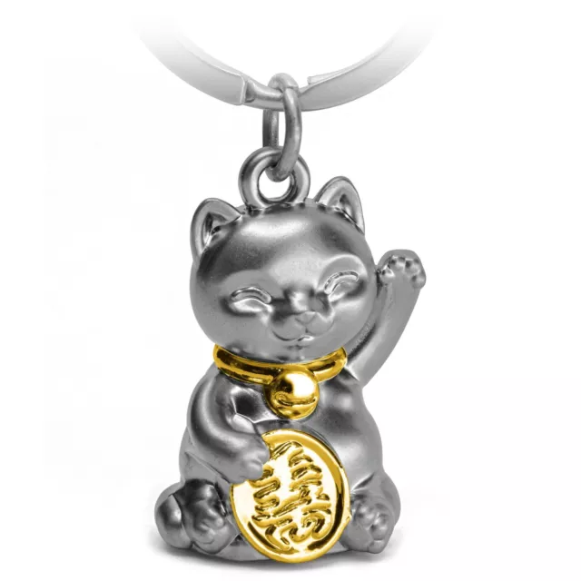 Glückskatze Winkekatze Schlüsselanhänger "Maneki Neko", Katze Glücksbringer 3