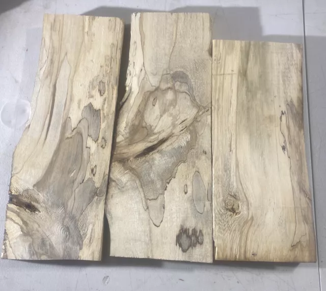 Tasmanian Blackheart Spalted Sassafras Craft Boards Woodwork Timber Exotic X3