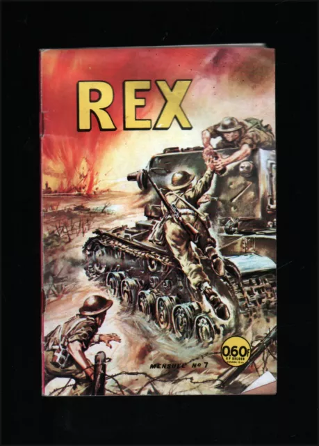 Petit Format . Rex N°7 . Edi-Europ . 1967 . Guerre .