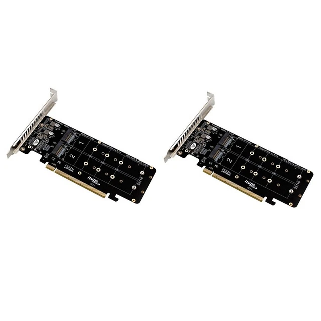 Carte Extension SSD PCIe 4.0 X16 Vers M.2 M-Key NVMe X4, Modèle KEDEC004, Avec Dissipateur