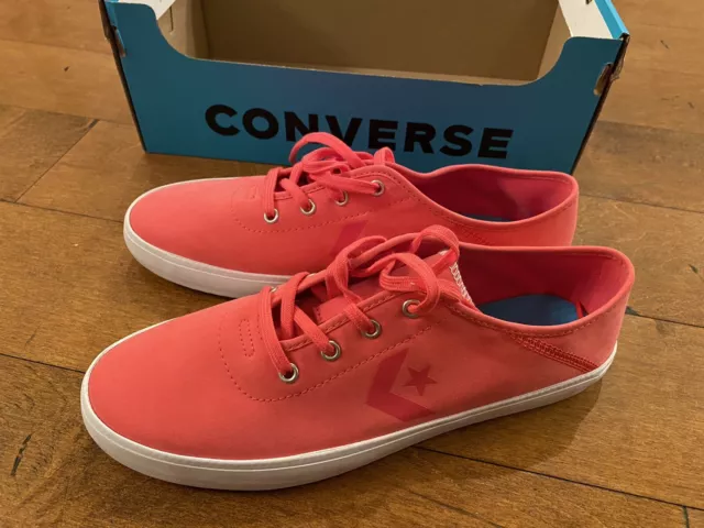 Chaussures d'amortissement confort Converse pour femme 9,5 Costa Ox « Frawberry Jam » couleur rose