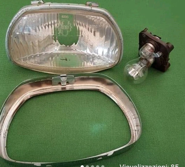Fanale vespa con ghiera, portalmpada e lampadina