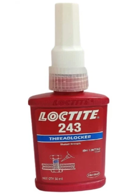 Loctite Blau LOCTITE 2400 Netzbremse Mittlerer Kraft – 50 Ml – Für Schraubensicherung