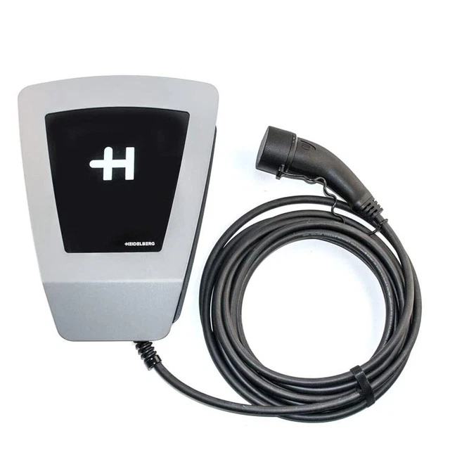 Heidelberg Wallbox Home Eco Auto Elettrica-Ibrida 7,5m 11kW Potenza di ricarica massima