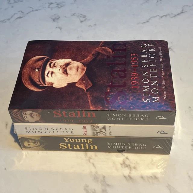 STALIN BY SIMON Sebag Montefiore 3 Books, Brand New, in