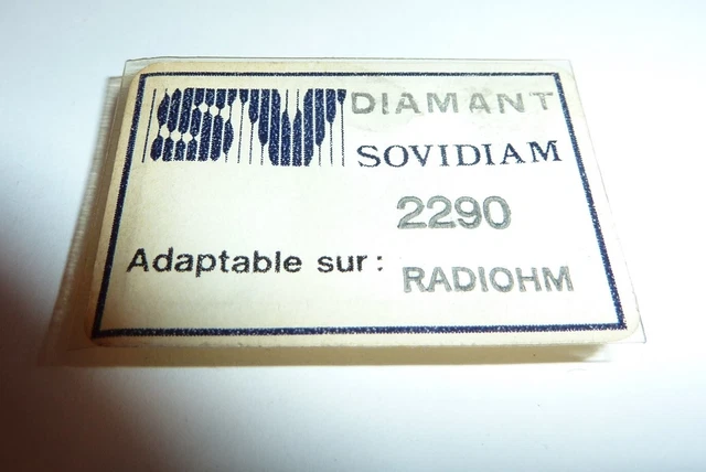 NEUF LOT DE 2 DIAMANT ST/ST B.S.R. BSR ST8 ST10 ST8/10 Zafira ref 5221 EUR 10,00 - FR