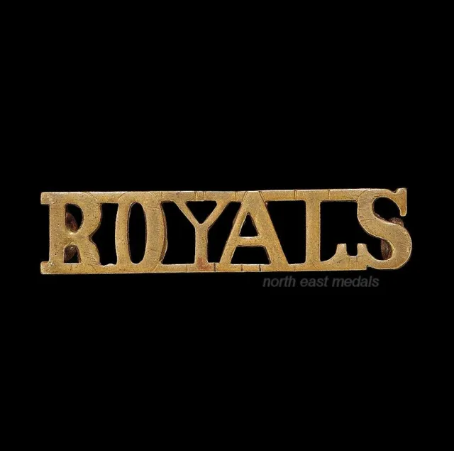 Royal Dragoons (1st Dragoons) 'ROYALS' Shoulder Title Badge