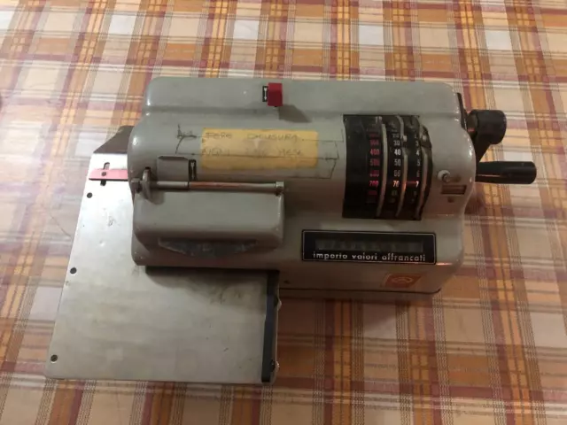 Macchina Affrancatrice Postale Astro 65 Del 1971