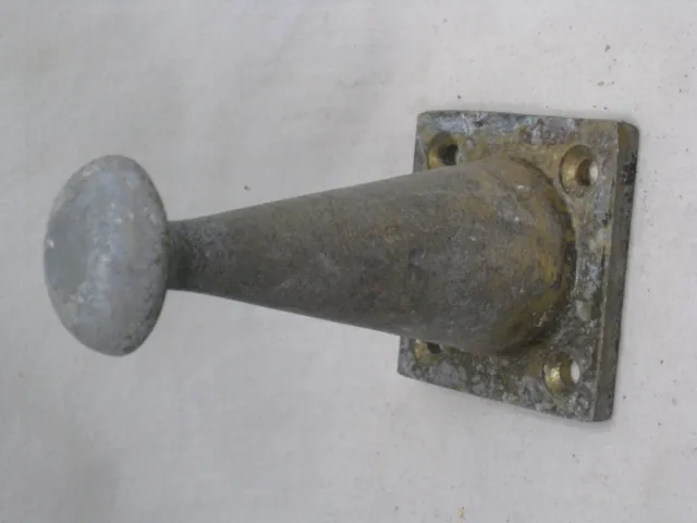 unique vintage industrial peg hook  hanger metal cone shape hardware