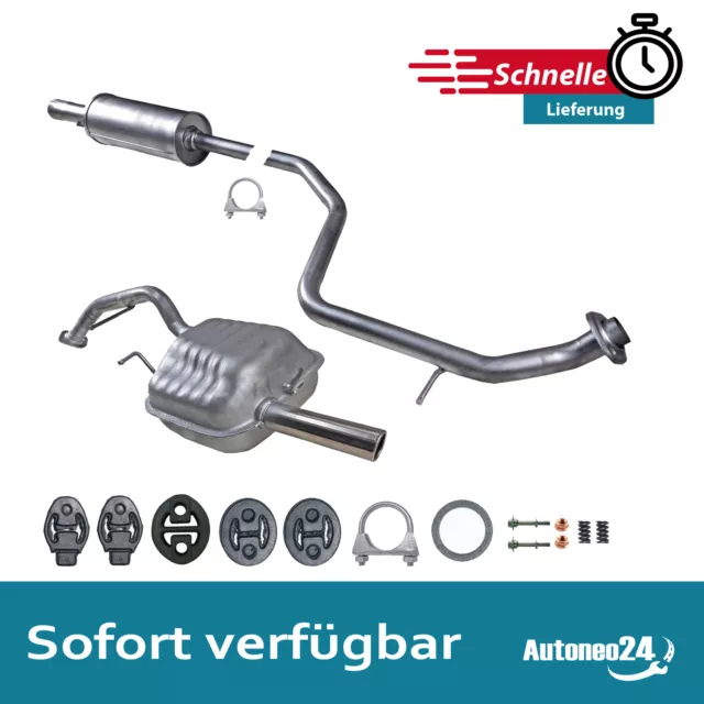 Komplette Auspuffanlage ab Kat MAZDA 5 V (CR19) 1.8, 2.0 116 PS, 146 PS Auspuff