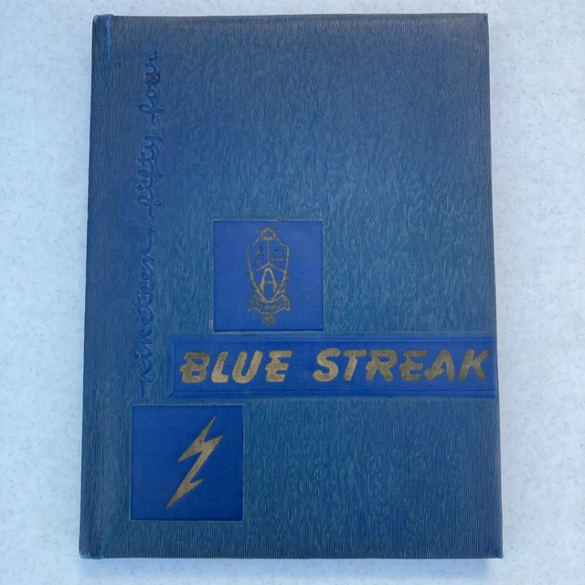 1954 HIGH SCHOOL Yearbook Annual Archbold Ohio OH Bluestreak EUR 21