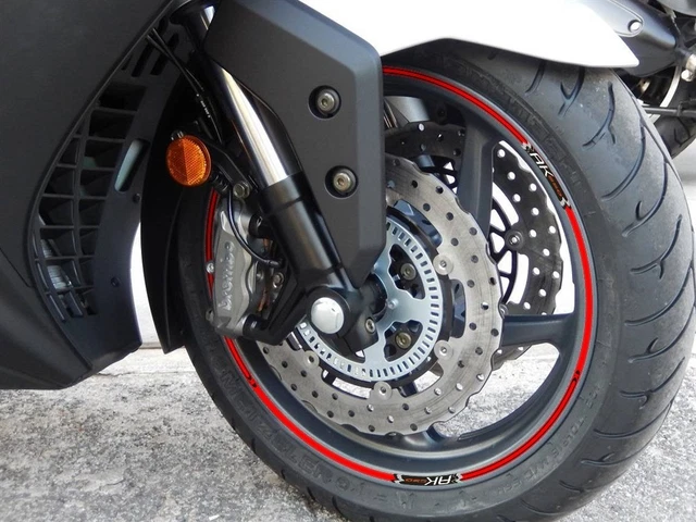 Kit Strisce Adesive Per Cerchi YAMAHA XMAX 125-250-300 - Rosse O Bianche, Facili Da Applicare - Foto 13
