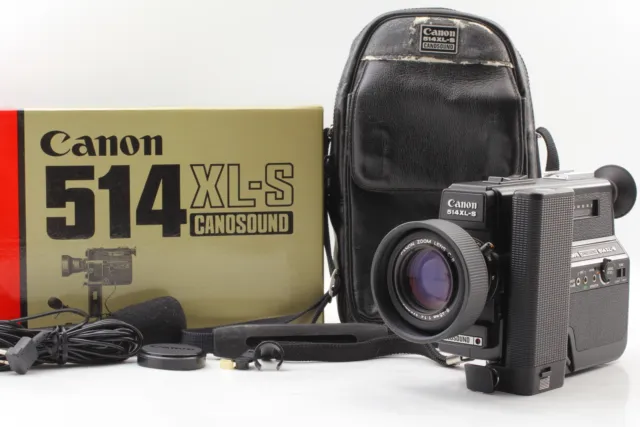 CLA'D [MINT In Box] Canon 514 XLS XL-S Canosound Super 8 Film camera From JAPAN