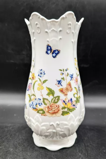 8.5" Regency Vase "Cottage Garden" by John Aynsley Bone China England