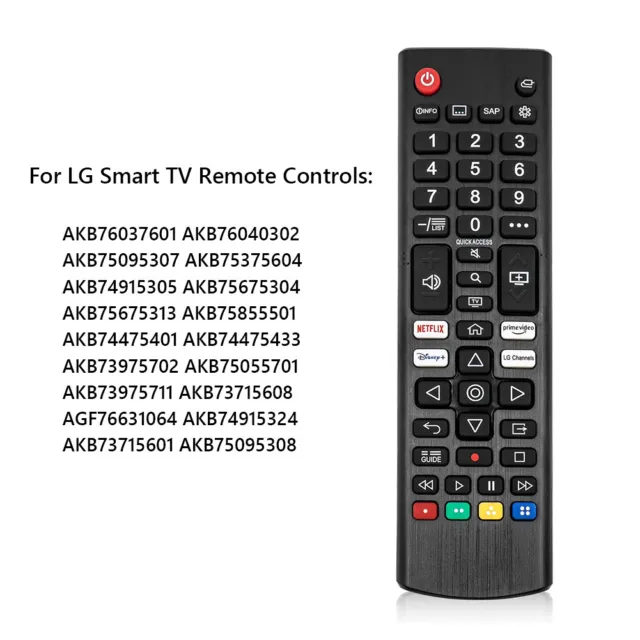 Universal Remote Control Portable Remote Controller for All LG Smart TV LCD UHD