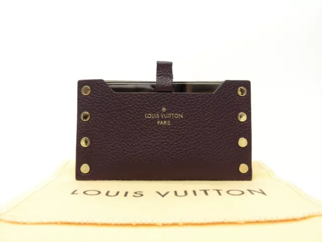 Louis Vuitton Authentic Monogram VERNIS Rayures Etui Miroir Mirror Case  Auth LV
