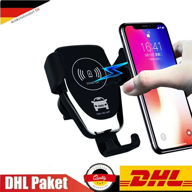 Wireless Qi Auto Handy Halterung KFZ Halter Mit Induktive-Ladefunktion Universal