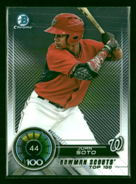 2018 Bowman Bowman Chrome Scouts' Top 100 #BTP-44 Juan Soto