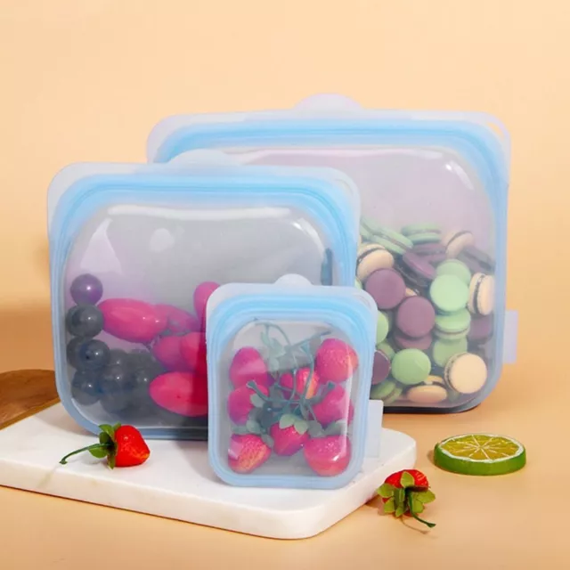 Food-Grade Freezer Food Container Reusable Sub-packing Sealing Bags  Kitchen