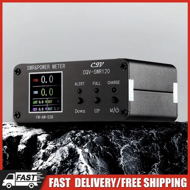 CQV-SWR-508 Compteur SWR Numérique 1.8-54 MHz 200W – Écran LCD Clair, Alarme Puissante Pour Radioamateurs