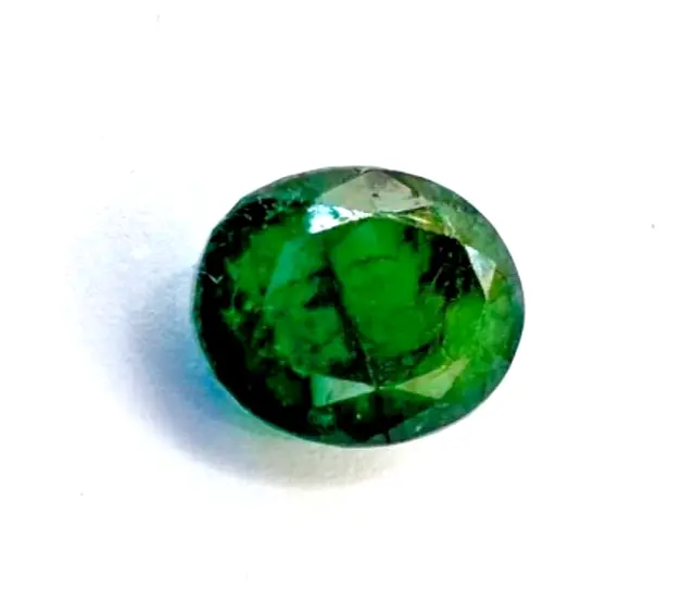 2.19 Carat Oval Shape Dark Green Zambian Emerald, Loose Stone