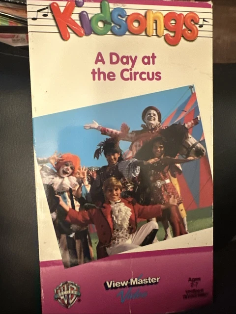 KIDSONGS: A DAY at the Circus VHS Tape 1987 ViewMaster Video Kids Music ...