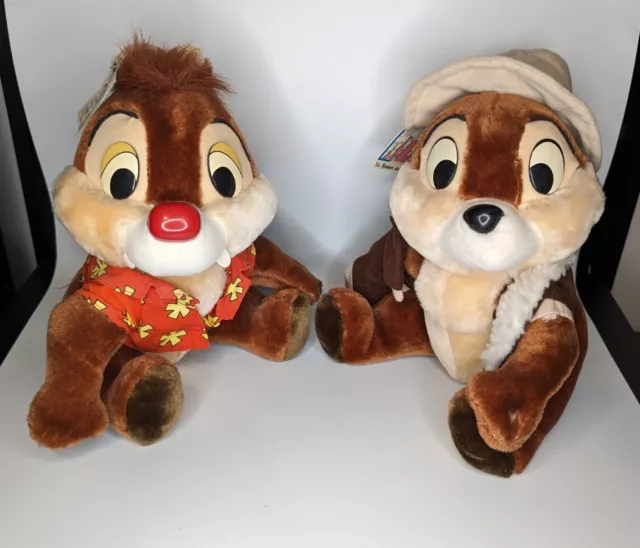 Chip and Dale Rescue Rangers New With Tags Vintage Euro Disney Plush