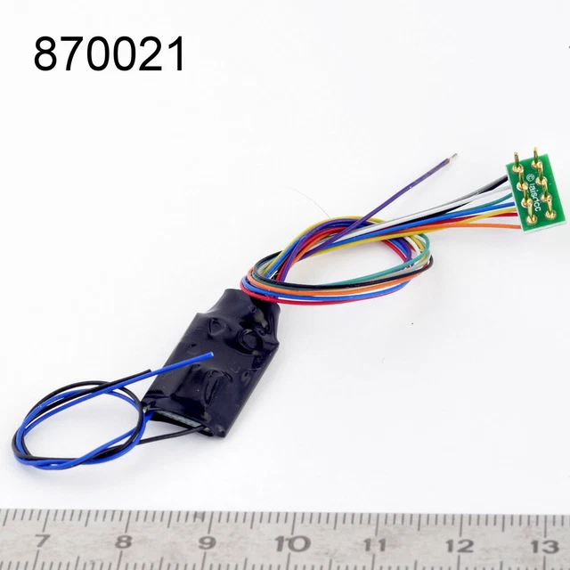 LaisDcc Décodeur DCC 8 Pins NEM 652 – Moteur + 4 Fonctions – Idéal Pour Locomotives HO Décodeur Train électrique