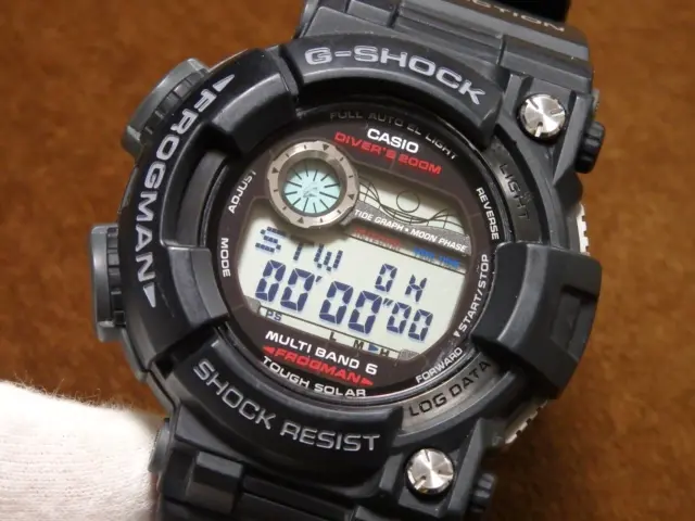 CASIO G-SHOCK FROGMAN GWF-1000-1JF Diver's watch Tough Solar Black made in JAPAN