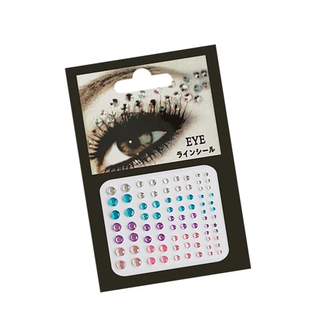 Piedras para los ojos para maquillaje autoadhesivas cara gemas Halloween