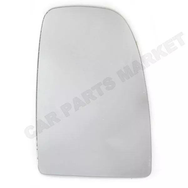 Right Driver side Convex Wing mirror glass for Fiat Ducato 2007-23 heated +plate