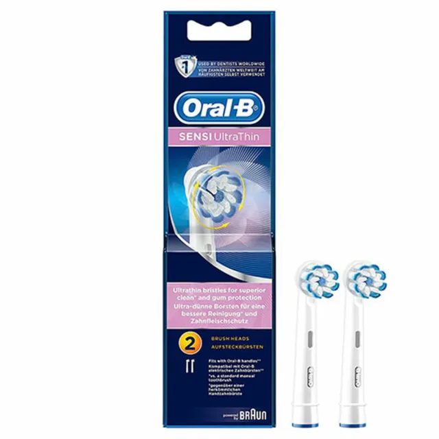 Ersatz für Elektrozahnbürste Sensi Ultrathin Clean Oral-B [2 pcs]