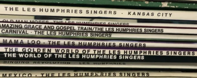 10LPs LES HUMPHRIES SINGERS Schallplatten Sammlung Plattensammlung Vinyl 70er