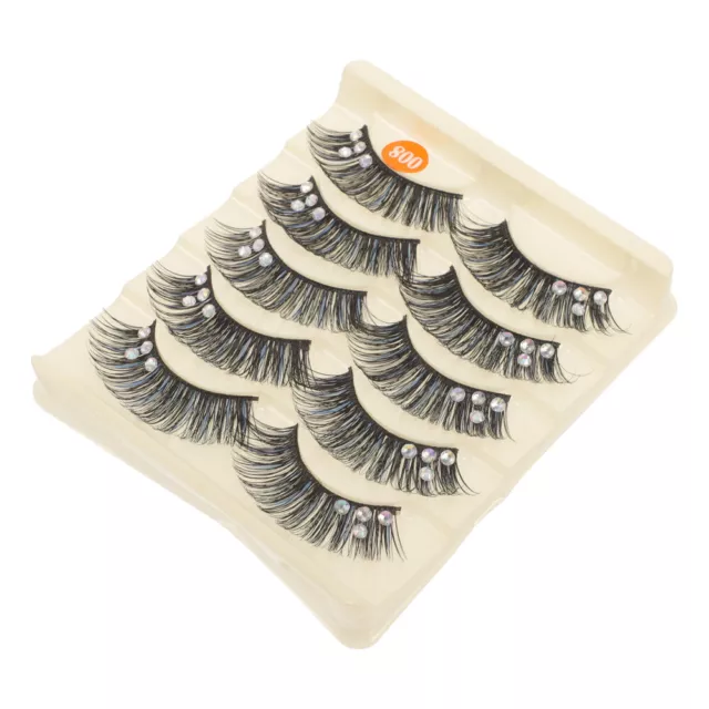 10 PAIRS FAKE Eyelashes Makeup Tool Beauty Products for Women Dense £9. ...