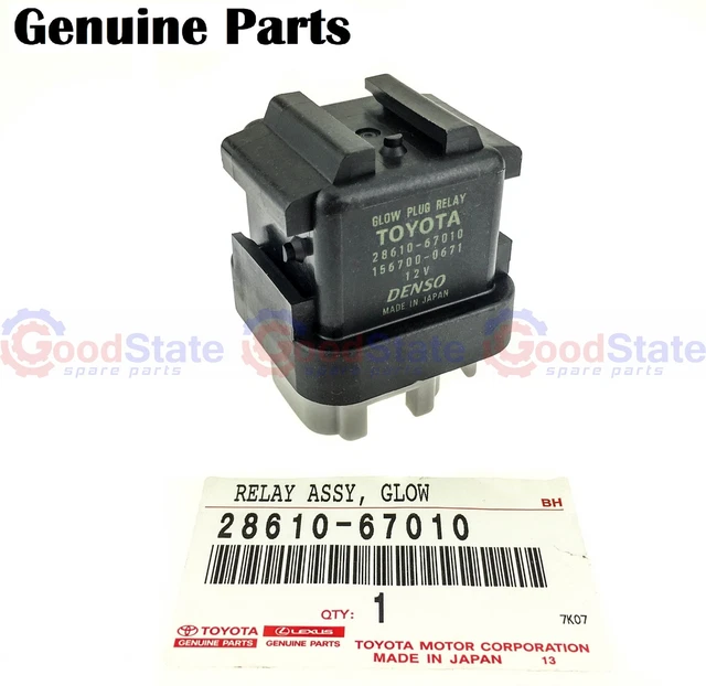 thumbnail image 2 of Genuine Toyota Glow Plug Relay – LandCruiser 70 Series HZJ With 1HZ 4.2 Diesel – 28610-54250 2 of 5