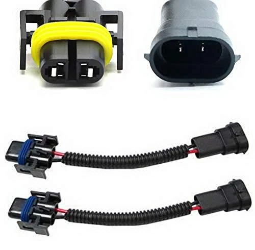 2 H11 H8 H9 Extension Wiring Harness Sockets Wires Compatible With Headlights...