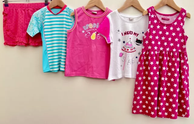 Girls Bundle Of Clothes Age 5-6 Ladybird M&S Tu