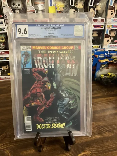 Invincible Iron Man 593 CGC 9.6 RiRi vs Doom Variant 2018 Marvel Lenticular