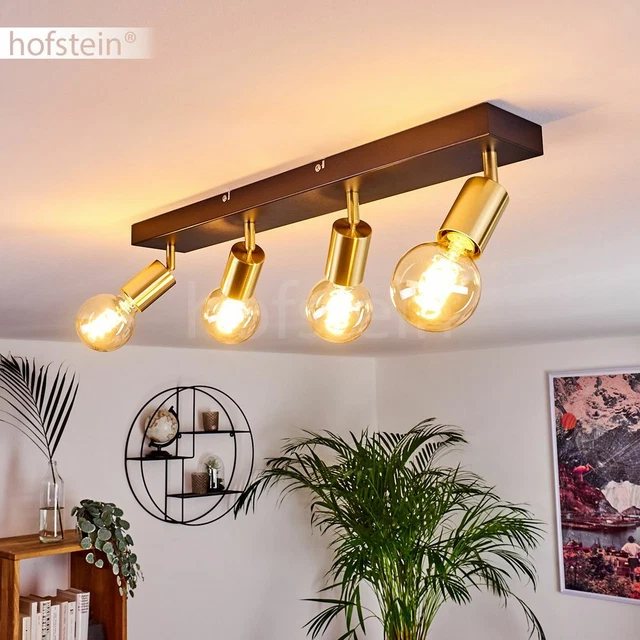Plafonnier Vintage, E27 Lampe de Plafond Suspendue Rétro en Métal