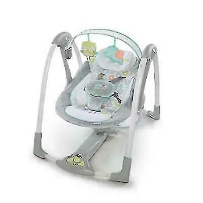 Ingenuity 5-Speed Portable Baby Swing with Music, Nature Sounds &
