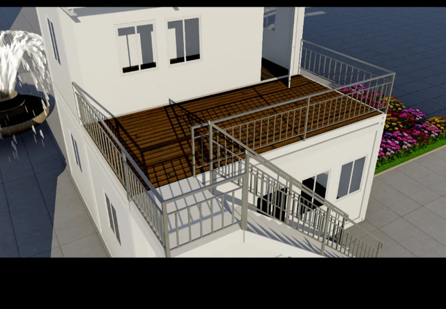 Container Houses  Steel & Fiberboard 3