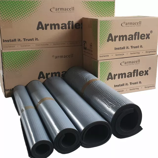 Armaflex Armacell selbstklebend 6-32mm 0,5m 1m 1/2 Karton 1 Karton DSM Matte