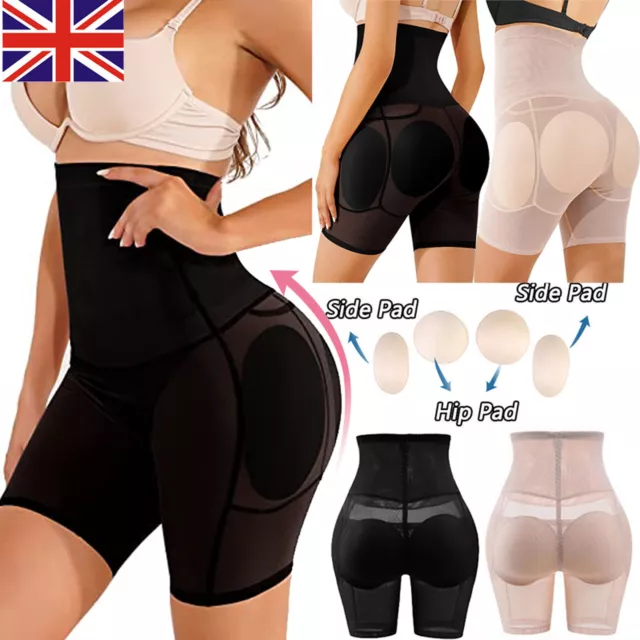 UK FAKE ASS Women Butt and Hip Enhancer Booty Padded Underwear Pants Shaper  NEW