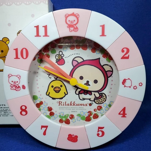 リラックマ 壁掛け時計 ムービングクロック4 気負わ