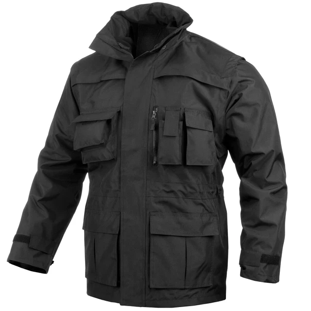 Veste Militaire Homme MFH Commando - Taille Moyenne, Vert Olive, Coupe-vent Avec Capuche, Neuve Avec étiquettes