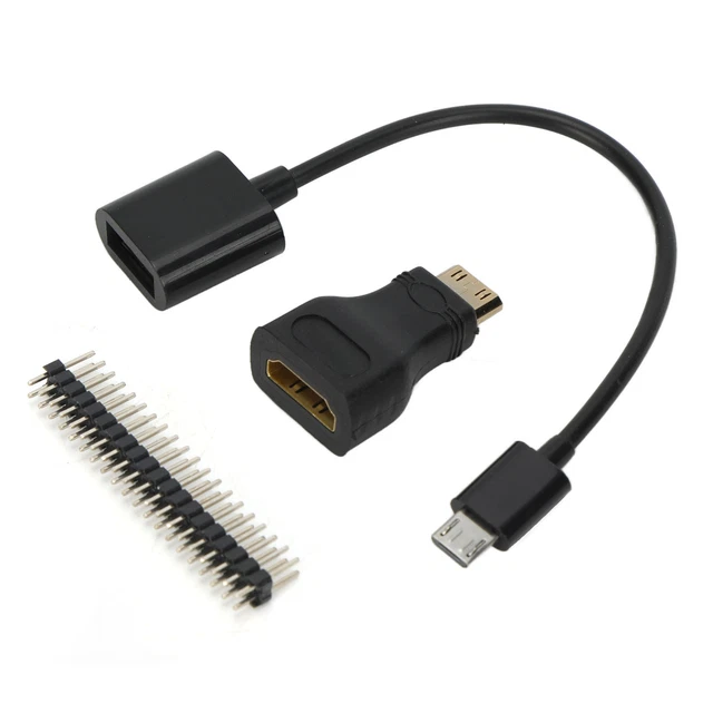 To Adapter Micro USB To USB Female Power Cord 40P For Raspberry Pi Zero Pin Kit❀