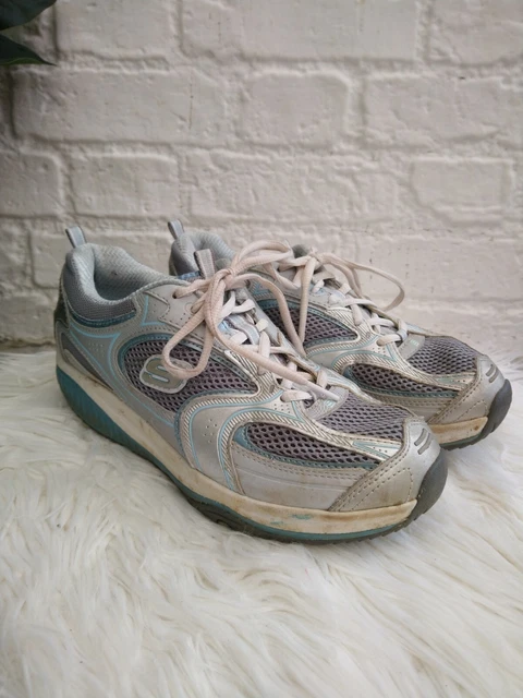 Skechers tone ups shop womens blue